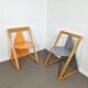 Pair of Memphis style postmodern chairs | 1980s