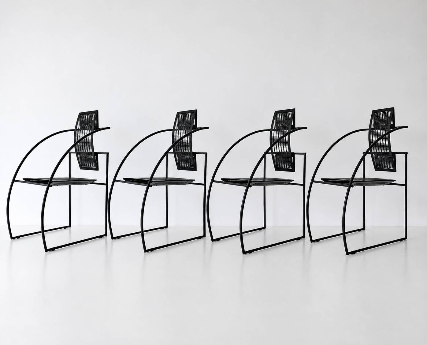 Lot de 4 chaises Quinta - Mario Botta