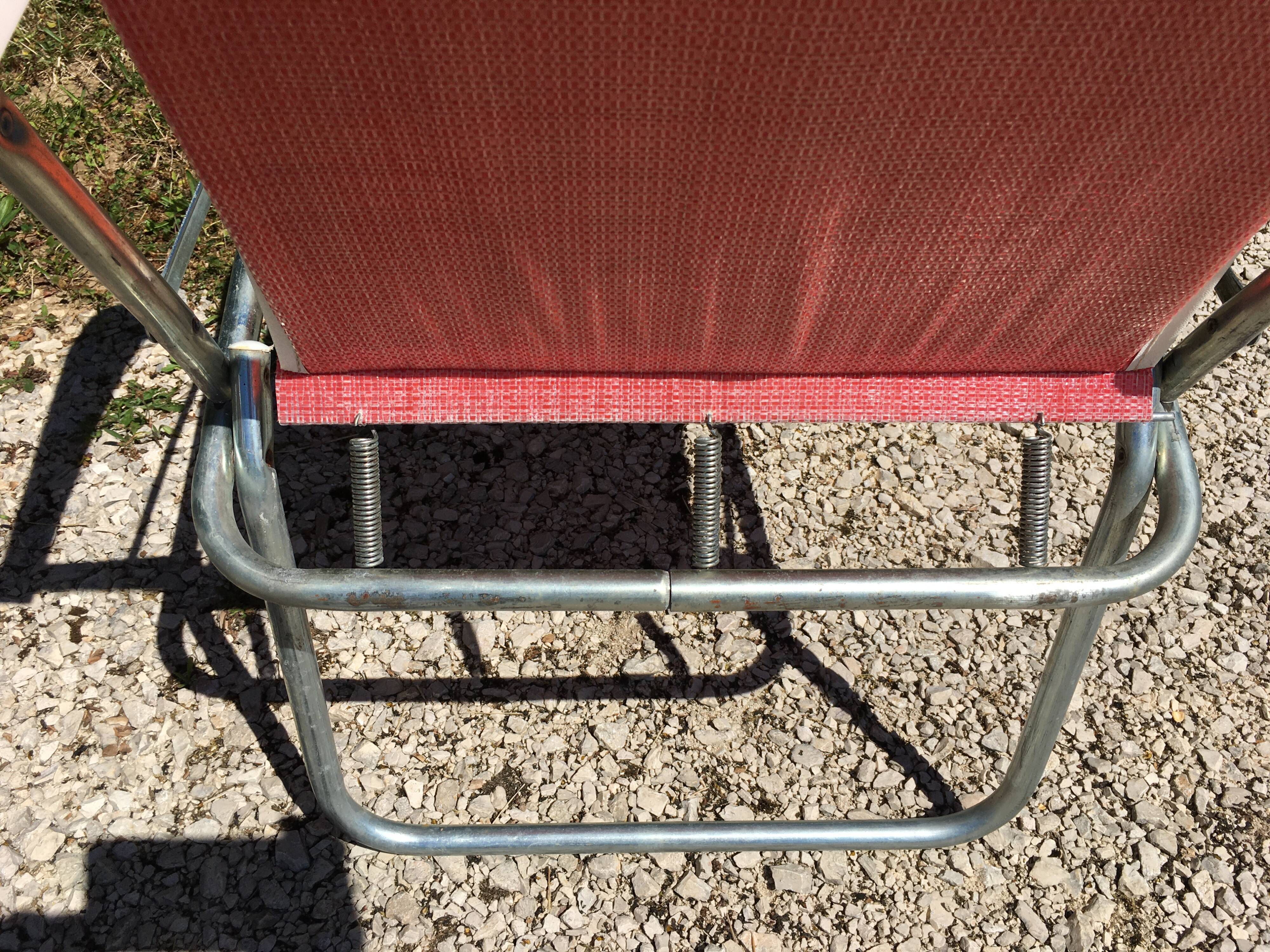 Pair of vintage camping chairs