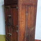 Xavier Aubert Dijon butcher's cooler in solid oak, professional furniture