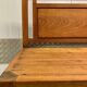 Banquette en bois vintage