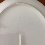 Ancien plat de service ovale L.J. Cie Vierzon