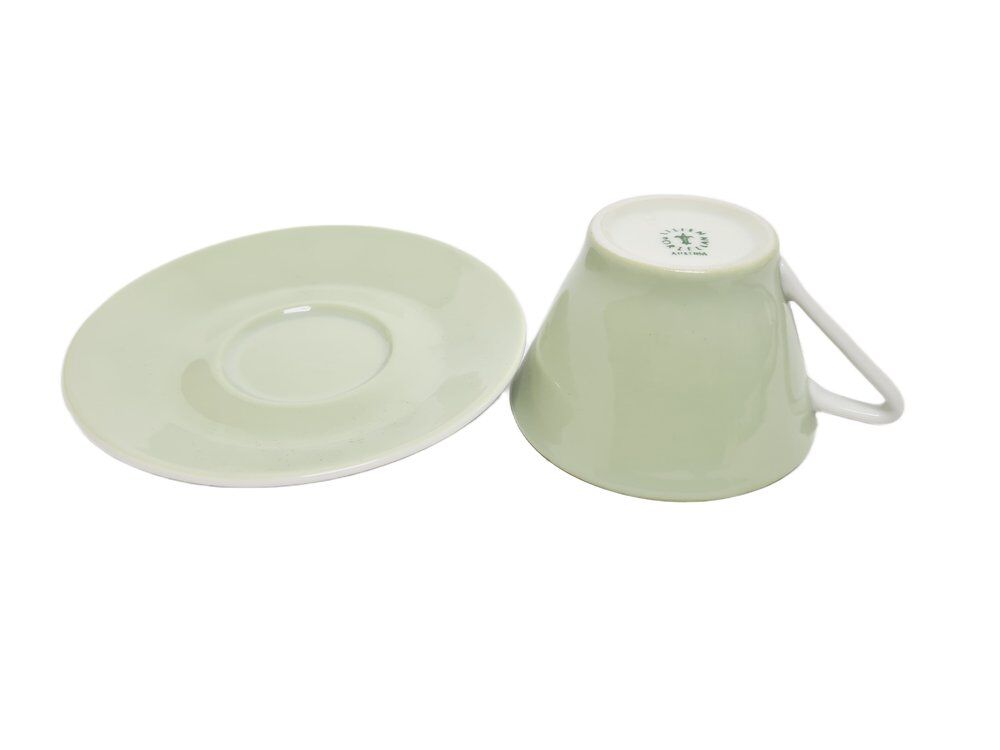 Postmodern cup and saucer, Austria, 1960s, set of 2