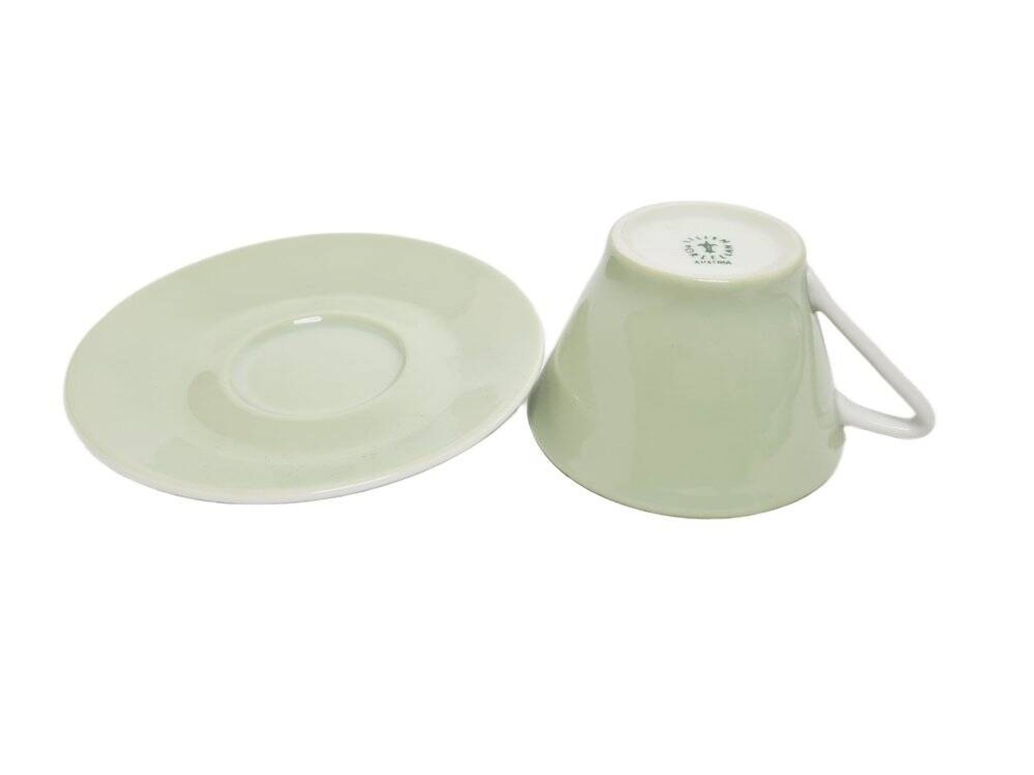 Tasse et soucoupe postmodernes, Autriche, années 1960, ensemble de 2