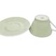 Postmodern cup and saucer, Austria, 1960s, set of 2