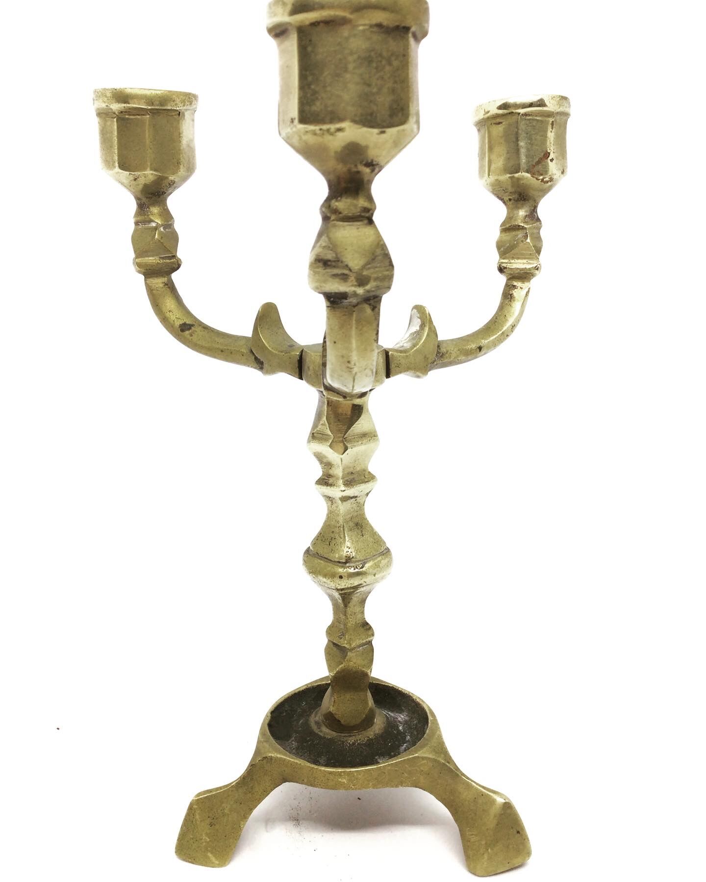 Chandelier three lights in bronze