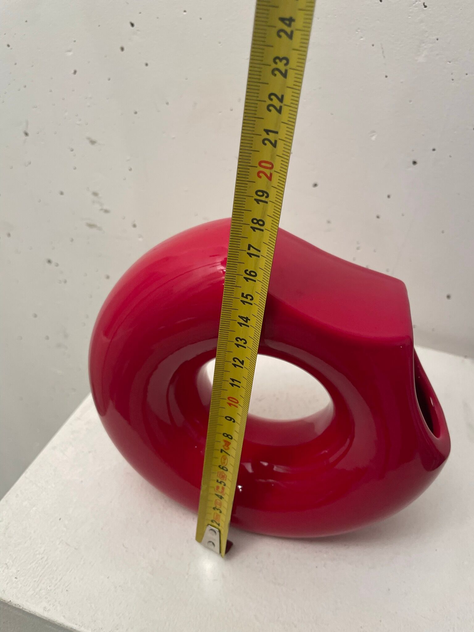 Vase Céramique géométrique italienne 1980