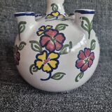 Vase pique flowers floral motif orchies moulin 7 g.123