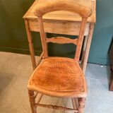 Desk and high chair set