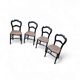 Napoleon III chairs 19th century / dining chairs
