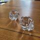 Daum France crystal salt and pepper shakers