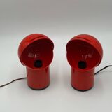 Pair of Space Age Table or Wall Lamps 'Asteroidi' by Siberin Caronno, 70s