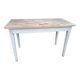 Old wooden bistro table