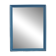 Vintage Mirror In Blue Wooden Frame, Spain, 1950s