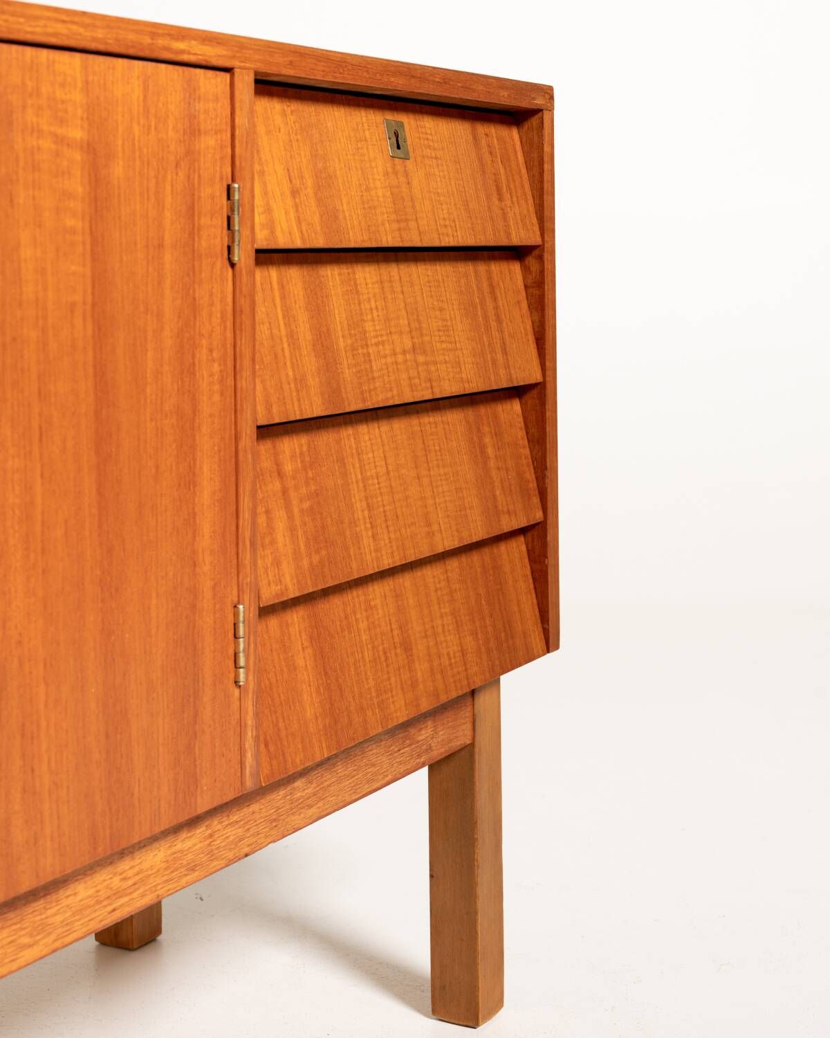 Scandinavian Teak Sideboard, Mid-Century