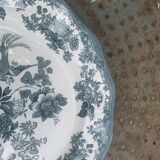 Pie dish, asiatic pheasants Enoch Wedgwood, antique bird decor