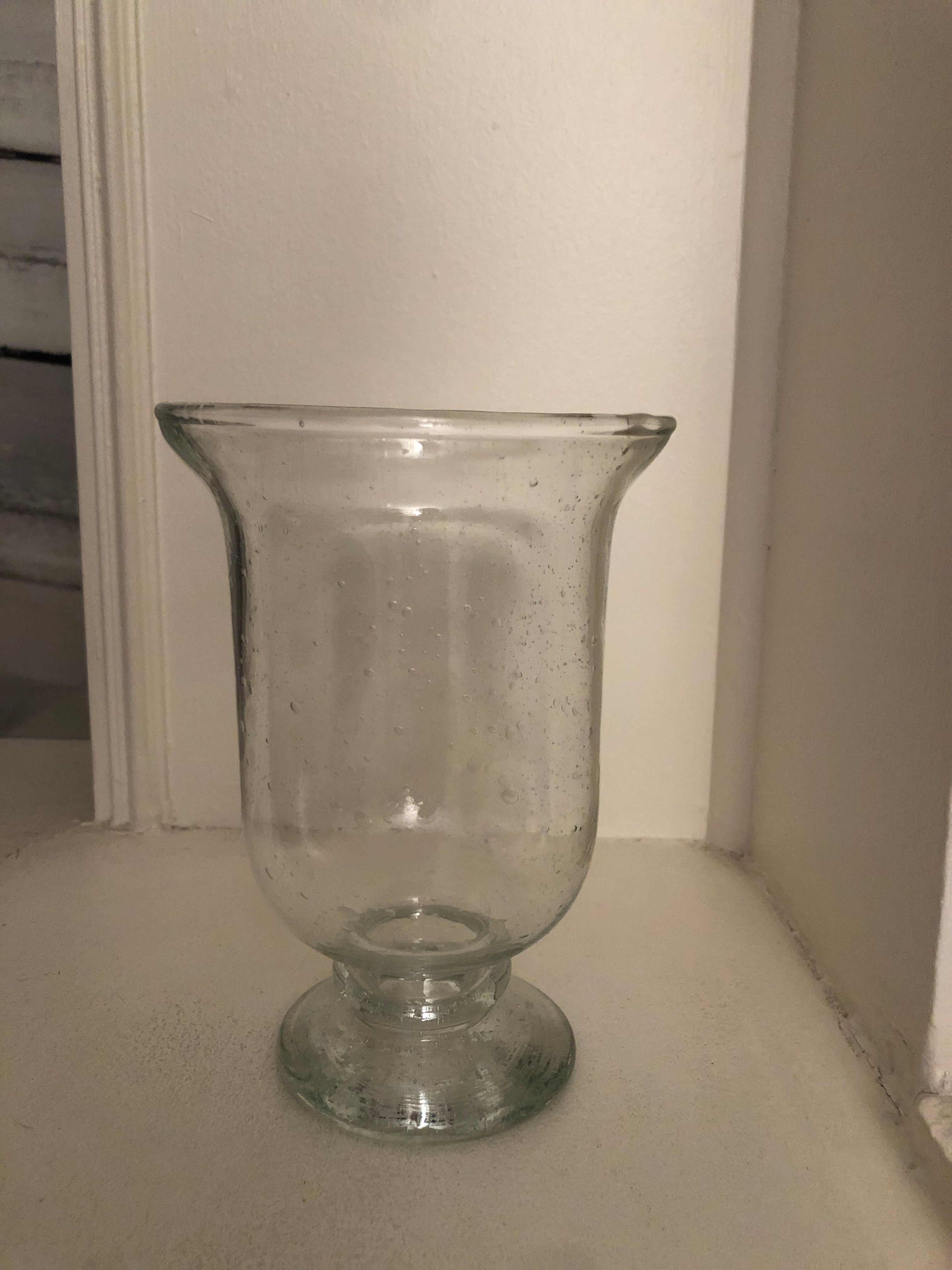 Scandinavian bubble glass photophore
