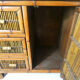 Meuble d'appoint chiffonnier en rotin bambou ethnique vintage