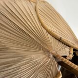 Mid-century modern Uchiwa style bamboo suspension