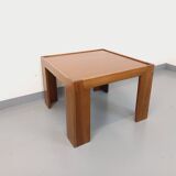 Vintage Italian square coffee table by Afra and Tobia Scarpa for Cassina