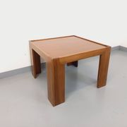 Vintage Italian square coffee table by Afra and Tobia Scarpa for Cassina