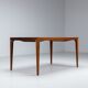 Kai Winding dining table in rosewood Poul Hundevad Denmark 1960
