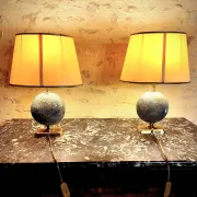 Paire de lampes vintage le dauphin