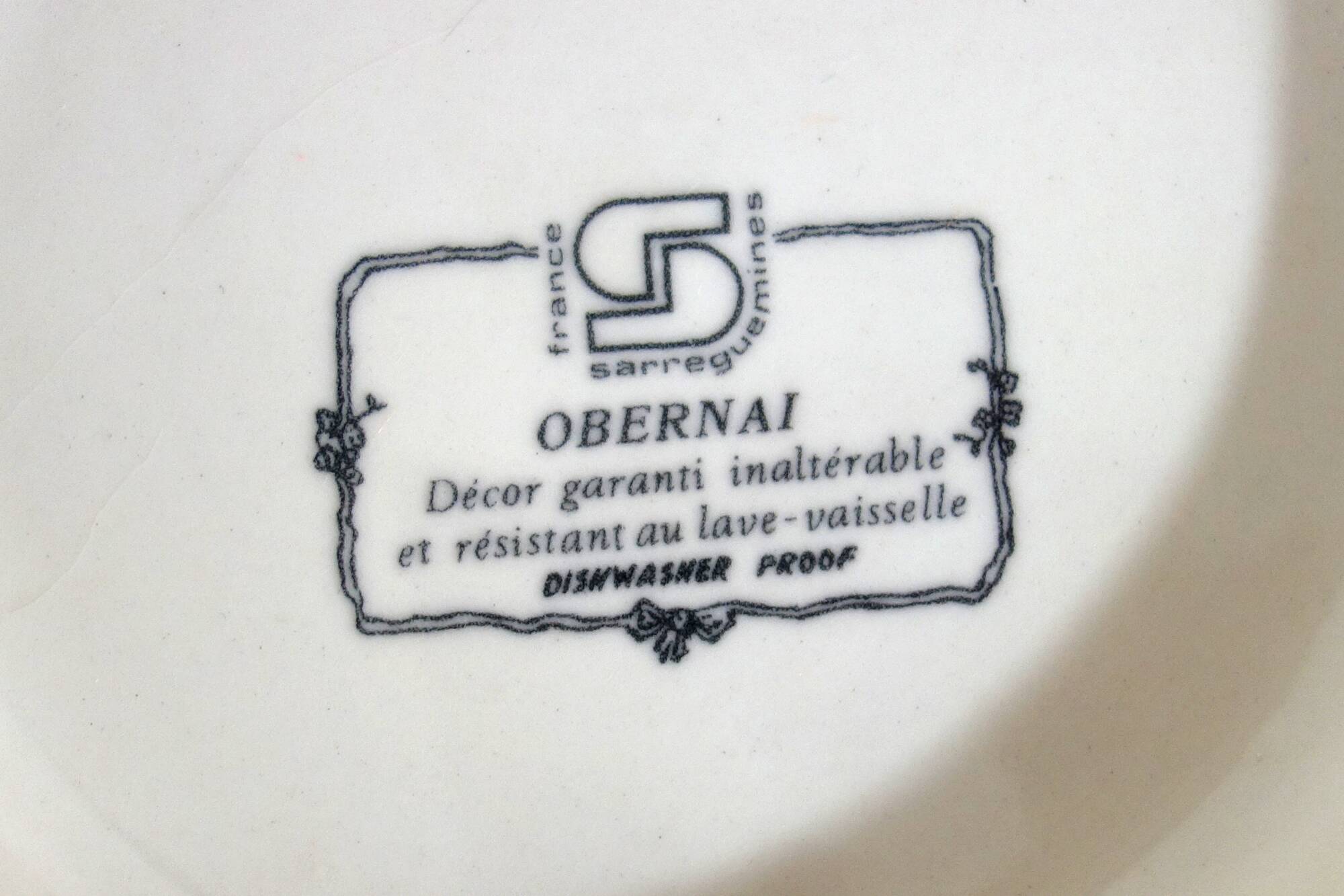 Ancienne soupière Obernai Sarreguemines