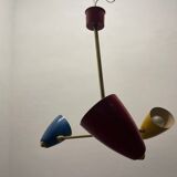 1950’s Multicolored Light Pendant