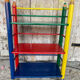 Vintage Coloured Wood Shelf Pencil Design PIERRE SALA Antique Furniture #D
