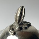 Vintage silver-plated teapot, Italy 1950s