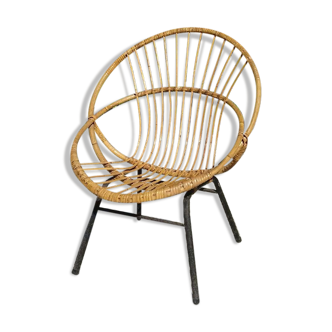 Rattan armchair