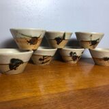 7 ceramic bowls pottery la Colombe