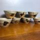 7 ceramic bowls pottery la Colombe