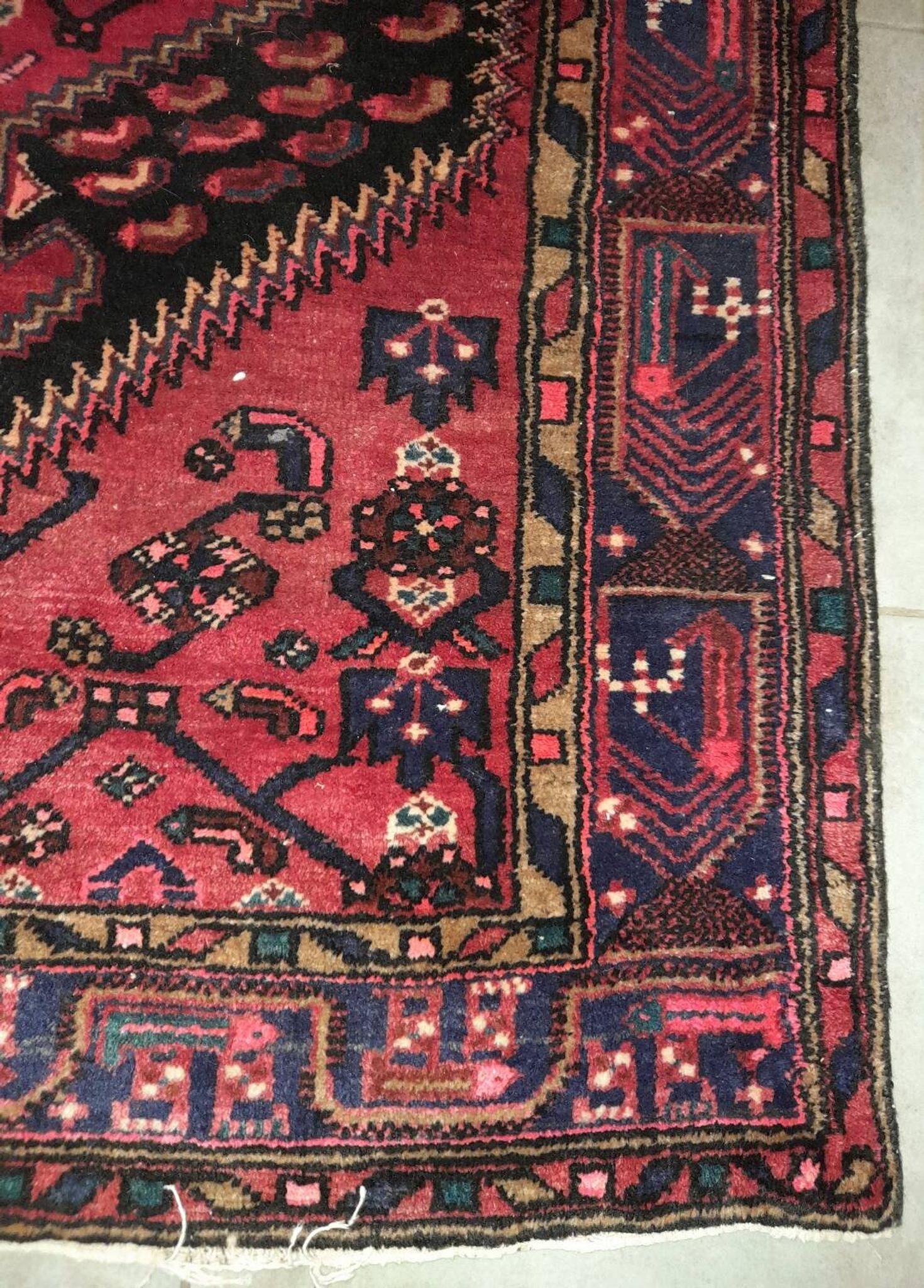 Tapis Hamadan fait main