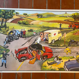 Ogé Hachette poster "the crossroads and the accident"