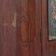 Painted Folk Art Bridal Cupboard