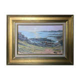 Tableau Felix Davoine Quiberon Rochers Pointe de Goulvars Bretagne + cadre