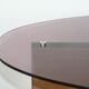 Vintage coffee table 70s plexiglas and formica 1970 smoked plexi