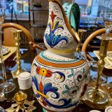 Deruta Italian earthenware pitcher