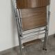 Chrome and formica stepladder chair from the 60s/70s