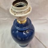 Blue ceramic lamp base