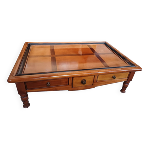 Table basse en merisier