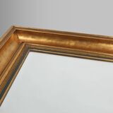Timeless gilded mirror by Deknudt, Belgium in wood, Belgium ca. 1960