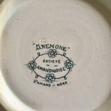 Bowl / deep dish "Anemone" porcelain Saint Amand collection