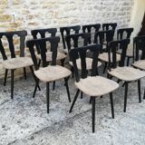 Lot of 12 bistro chairs