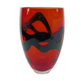 Vase en verre de Livio Seguso, Murano, années 70