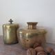 Set of 2 vintage brass boxes