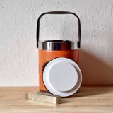 Vintage Brabantia ice bucket - Patrice floral decor - Netherlands