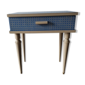 Vintage bedside blue restyled